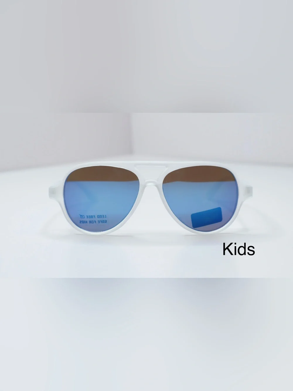 Kids Aviator-Style Sunglasses with Mirrored Lenses -